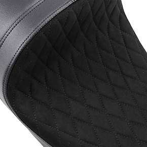 Drag Specialties Forward Low Solo Seat - Diamond - Suede 0801-1255