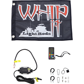5' Light Rod Whip - Bluetooth - White SB-RGBBT-251