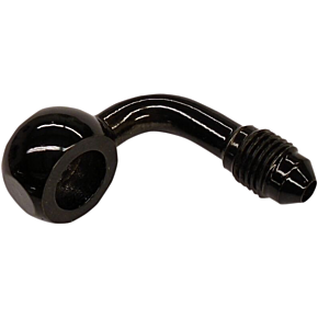Banjo Fitting - 10 mm - AN3 90° - Black 1704-20