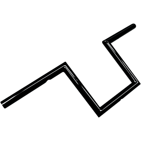 Handlebar - Narrow Z - 8" - Black LA-7380-08B