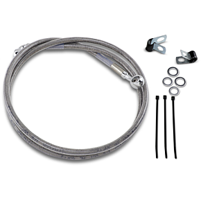Brake Line - Front - +8" - Stainless Steel 1741-2678