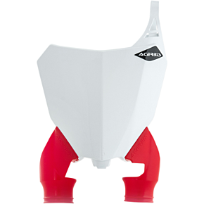 Acerbis Raptor Number Plate - White/Red - CRF