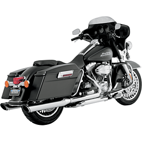 Vance  Hines Twin Slash Muffler - Chrome 16763