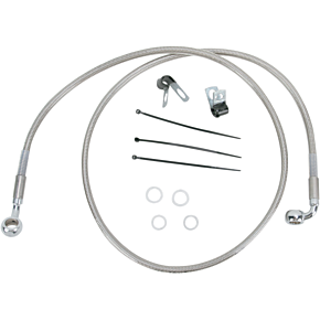 Brake Line - Front - +2" - Stainless Steel 1741-2690