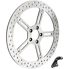 Big Brake Rotor - 15" - Front Left - Harley-Davidson 02-972