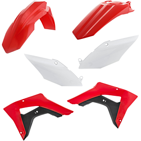 Acerbis Standard Replacement Plastic Body Kit - '17 OE Red/White/Black