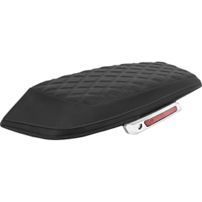 Saddlebag Lid Covers - Lattice - Gray Stitch - FLH/FLT '23-'25 L870-23-18402