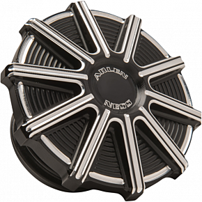 Vented Gas Cap - 10 Gauge - Black Machined Accents 701-002