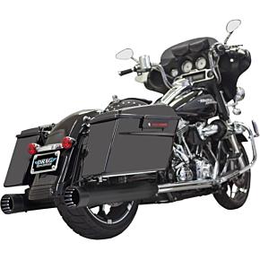 DNT Straight Can Mufflers for '95-'16 FL - Black 1F7DNT5B