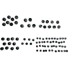Bolt Covers - Black 2401-0703