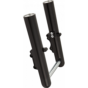 Fork Legs - Black - Smooth - Dual Disc 40-528