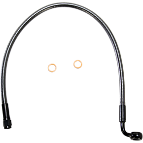 Magnum Brake Line - 10mm-35° - 20" - Black Pearl AS47220