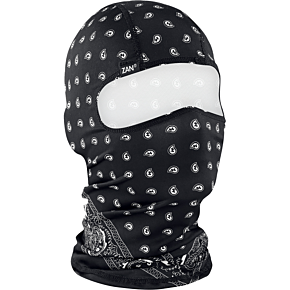 Polyester Balaclava - Black Paisley WBP101