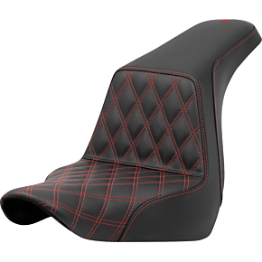 Step-Up Seat - Front Lattice Stitch - Red Stitch - FXLR/FLSB '18-'24 818-29-17204