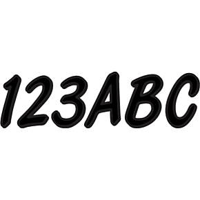 I.D. Sticker Kit - 400 Series - Black BLK400EC