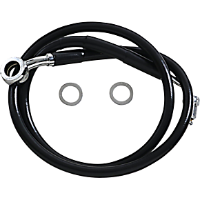 Brake Line - +10" - Black - '18-'22 Softail 1741-5835