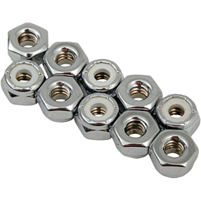 10-24 Chrome Nylon Nut DS-190522