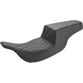 Saddlemen Step-Up Seat - Full Lattice Stitch - Black 897-07-175