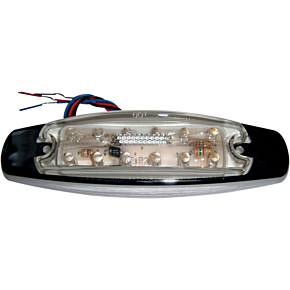 6" Rectangle LED Light - Red LED BL-TLEDR6