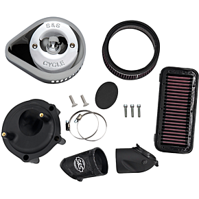 Stealth Air Cleaner Kit with Cover - Chrome - Indian 170-0827