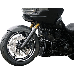 Wheel with Hub/Adapter - Factory 24 - Front - Black/Contrast Cut - 18x5.5 91-652