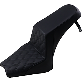 Step Up Seat - Driver Lattice Stitched - Black