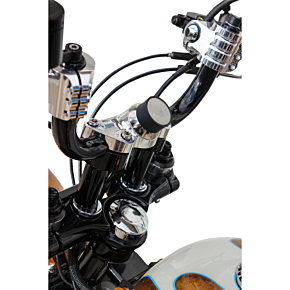 Klock Werks Handlebar Clamp - iOmount™ - Chrome KW05-01-0384-C