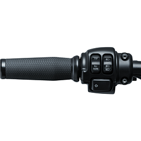 Kuryakyn Black Thresher Grips for Cable Harley Davidson - 5941