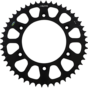 Sunstar Sprockets Rear Sprocket - 48 Tooth - Honda - Black 5-355948BK