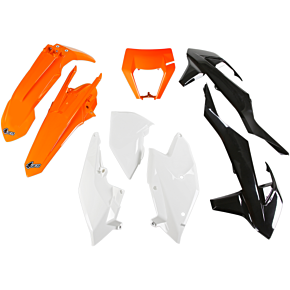 Ufo Replacement Body Kit - OEM Orange/White/Black KTKIT523999W