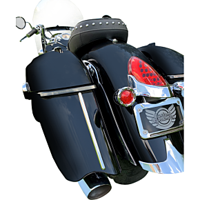 Saddlebag Lights - Low Profile - Smoke Lens - Indian CD-IND-SPR-V2-S