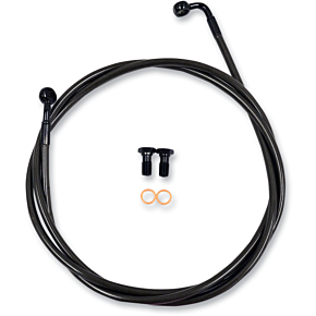 Brake Lines - 18" - 20" Ape Hanger Handlebars - Midnight LA-8153B19M