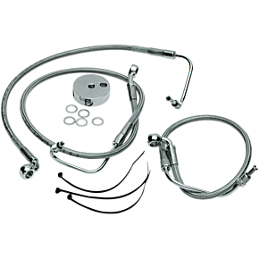 Brake Line - Front (Lower/Upper) - Stainless Steel 1204-2756