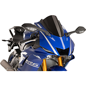 PUIG Race Windscreen - Black - Yamaha