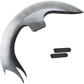 Talon Front Fender - 26" Wheel - With Black Fender Adapters - Touring Models TALON26-14L-B