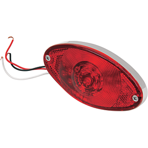 Taillight - Cat Eye - Ultra Thin - Red Lens 2010-0220