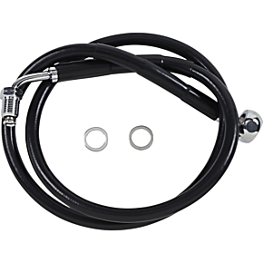 Brake Line - +10" - Black - '18-'21 Softail 1741-5811
