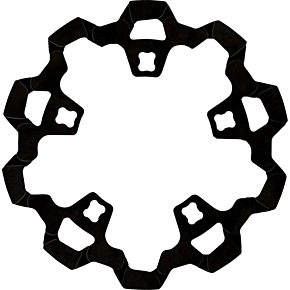 Rotor with Gas Slots - Prodigy/Enforcer - Black - 11.8" 3-231-2