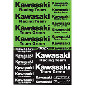 Decal Kit - Kawasaki Racing 22-68132