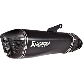 Black Titanium Muffler - Ninja H2 SX S-K10SO21HRAABL