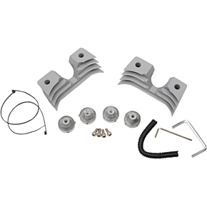Spark Plug Cover - Silver - Sportster 0940-1316