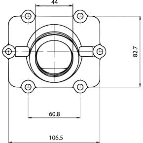 Carburetor Flange - Polaris 104607