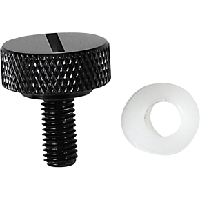 Seat Knob - Black - Slotted - 1/4-28 0820-0151