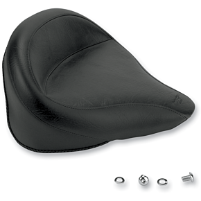 Wide Rear Seat - Smooth - Black - FXST 75097