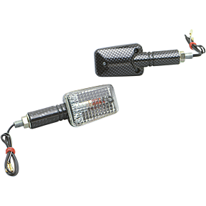 K and S Technologies Marker Light - Ministalk - Long - Carbon/Clear