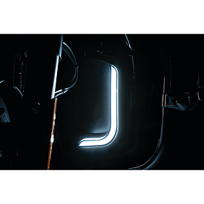 Kuryakyn Lower Fairing Lights - Tracer - Satin Black 2957