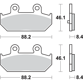 Sbs Scooter Brake Pads - Burgman 182MS