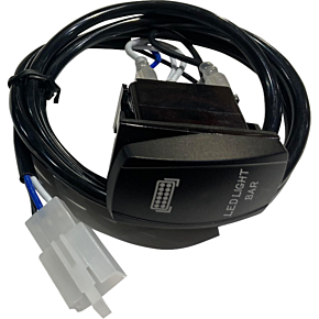 Rocker Switch w/ Connector - Light Bar BL-WHSW