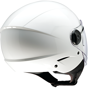 Scuzzi Helmet - Solid - White - XS 0104-3599
