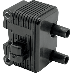 Single-Fire Ignition Coil - Harley Davidson - Black 55-1576